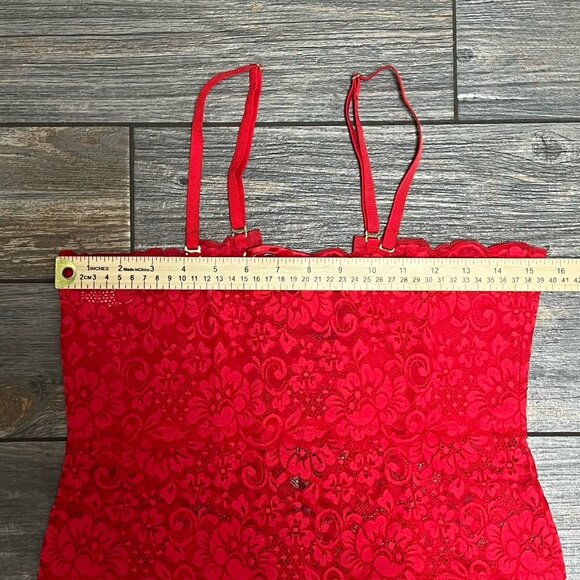 NWT $98 We Are HAH Free People Spinster Reversible Bodysuit XL Siren Red Top - Picture 11 of 16
